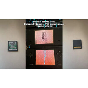 Nintendo DS Personal Trainer Math DS Learning Game 2009 Complete in Box Tested